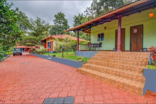 Beautifully paved tiled cottage walkways